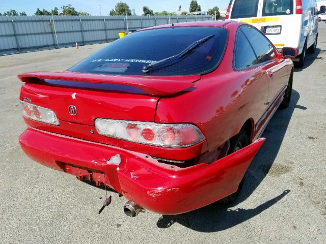 JH4DC4451RS010493 - 1994 ACURA INTEGRA LS RED photo 4