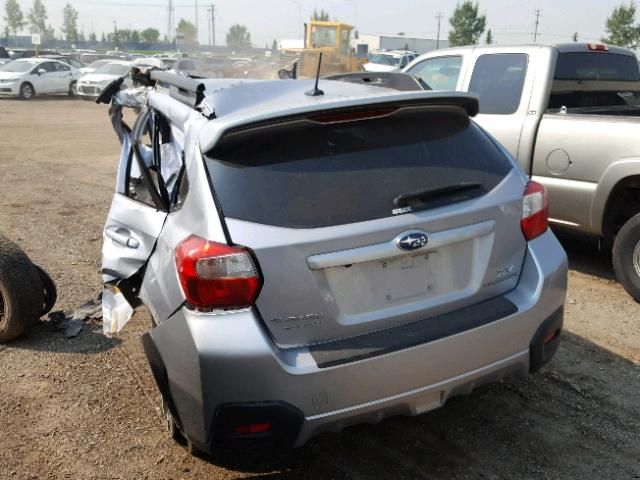 JF2GPADC5F8315389 - 2015 SUBARU XV CROSSTR SILVER photo 3