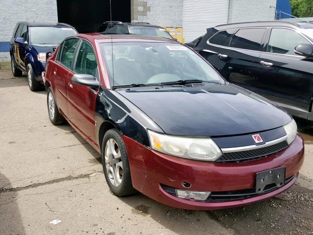 1G8AL52F23Z184944 - 2003 SATURN ION LEVEL MAROON photo 1