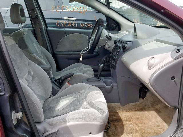 1G8AL52F23Z184944 - 2003 SATURN ION LEVEL MAROON photo 5