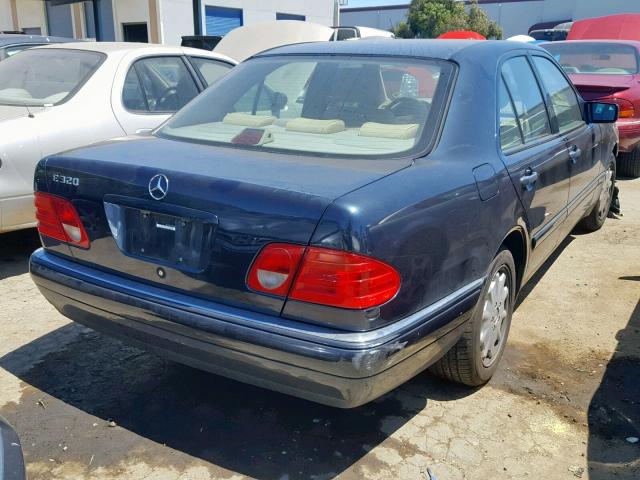 WDBJF65F8WA681822 - 1998 MERCEDES-BENZ E 320 BLUE photo 4