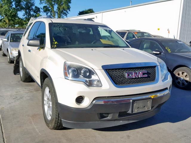 1GKLRKED7AJ146308 - 2010 GMC ACADIA SL WHITE photo 1