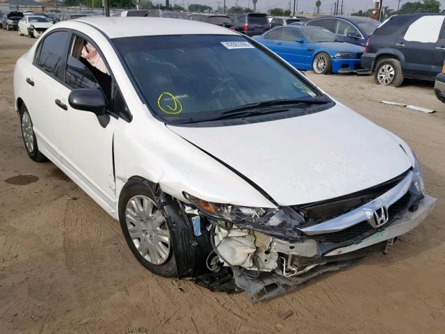 2HGFA1F39BH507137 - 2011 HONDA CIVIC VP WHITE photo 1