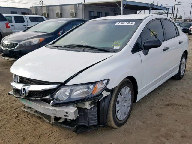 2HGFA1F39BH507137 - 2011 HONDA CIVIC VP WHITE photo 2