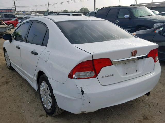 2HGFA1F39BH507137 - 2011 HONDA CIVIC VP WHITE photo 3