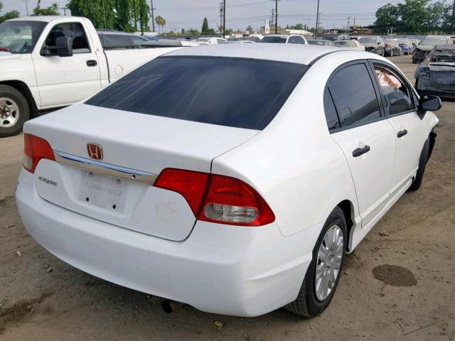 2HGFA1F39BH507137 - 2011 HONDA CIVIC VP WHITE photo 4