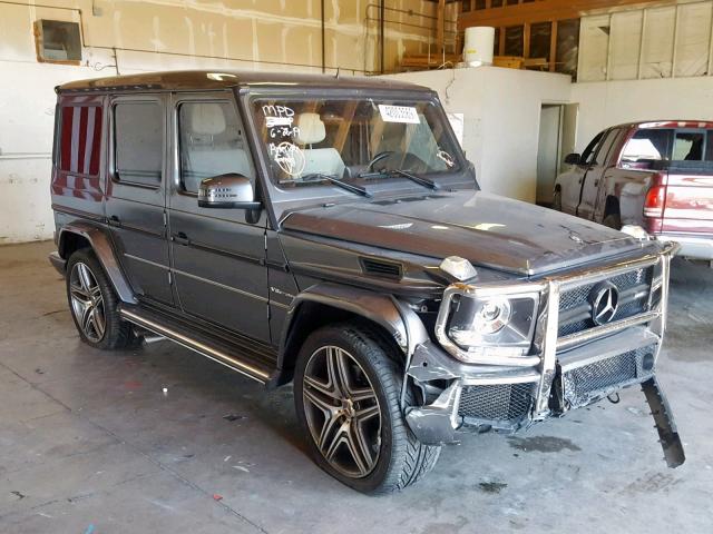 WDCYC7DF3FX233754 - 2015 MERCEDES-BENZ G 63 AMG GRAY photo 1