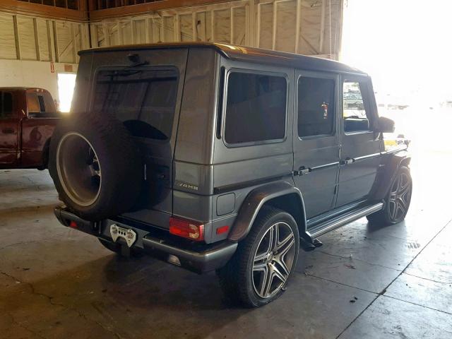 WDCYC7DF3FX233754 - 2015 MERCEDES-BENZ G 63 AMG GRAY photo 4