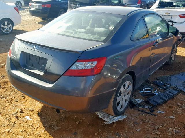 2HGFG1B68AH529787 - 2010 HONDA CIVIC LX GRAY photo 4