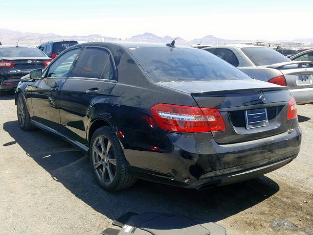 WDDHF5KB5CA605567 - 2012 MERCEDES-BENZ E 350 BLACK photo 3