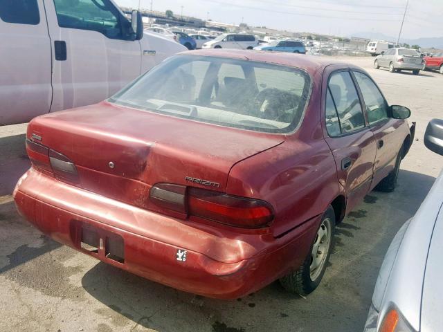 1Y1SK5365RZ096115 - 1994 GEO PRIZM BASE BURGUNDY photo 4