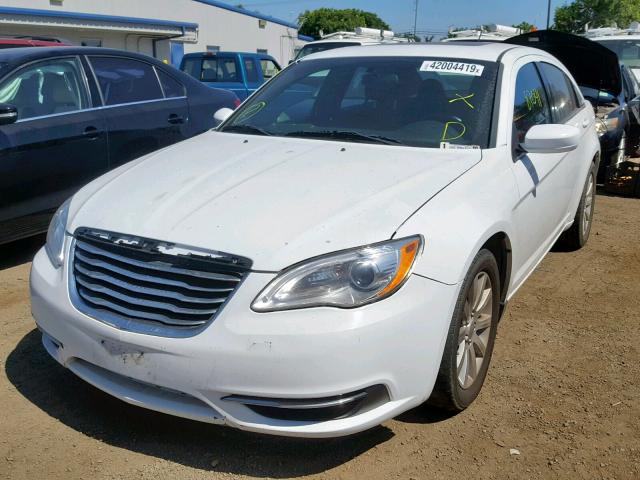 1C3CCBBG8CN288856 - 2012 CHRYSLER 200 TOURIN WHITE photo 2