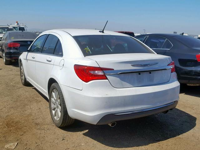 1C3CCBBG8CN288856 - 2012 CHRYSLER 200 TOURIN WHITE photo 3