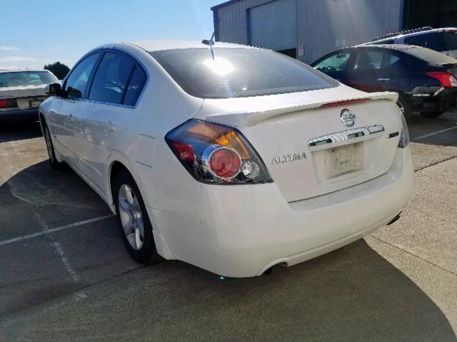 1N4CL21E89C104277 - 2009 NISSAN ALTIMA HYB WHITE photo 3