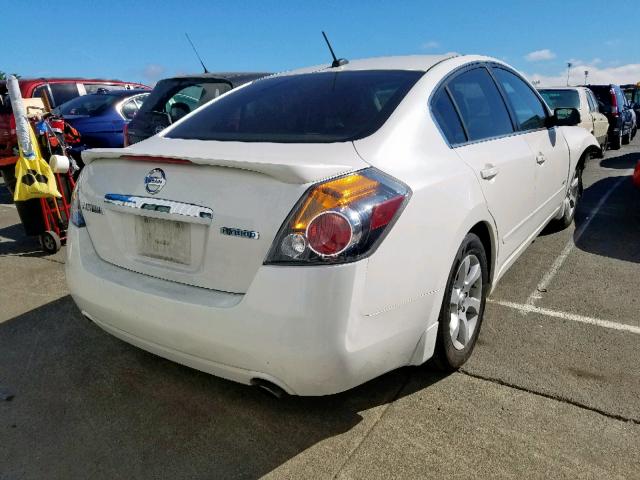 1N4CL21E89C104277 - 2009 NISSAN ALTIMA HYB WHITE photo 4