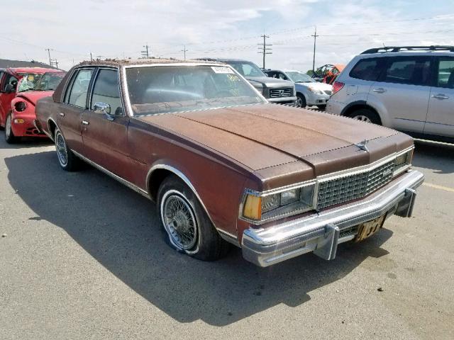 1N69L8S123339 - 1978 CHEVROLET CAPRICE MAROON photo 1