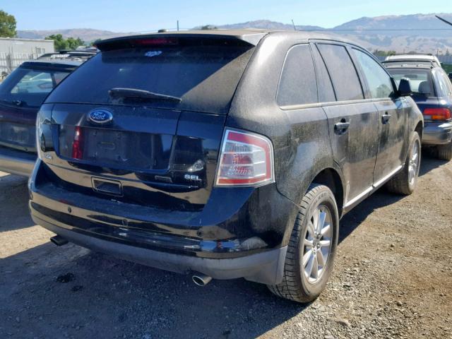 2FMDK38CX9BA68146 - 2009 FORD EDGE SEL BLACK photo 4