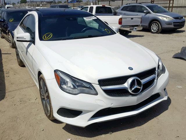 WDDKJ6FB4GF329542 - 2016 MERCEDES-BENZ E 400 WHITE photo 1