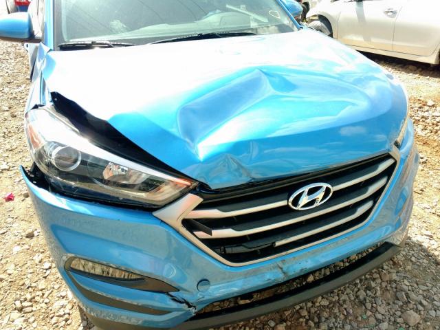 KM8J3CA4XHU280833 - 2017 HYUNDAI TUCSON LIM BLUE photo 9