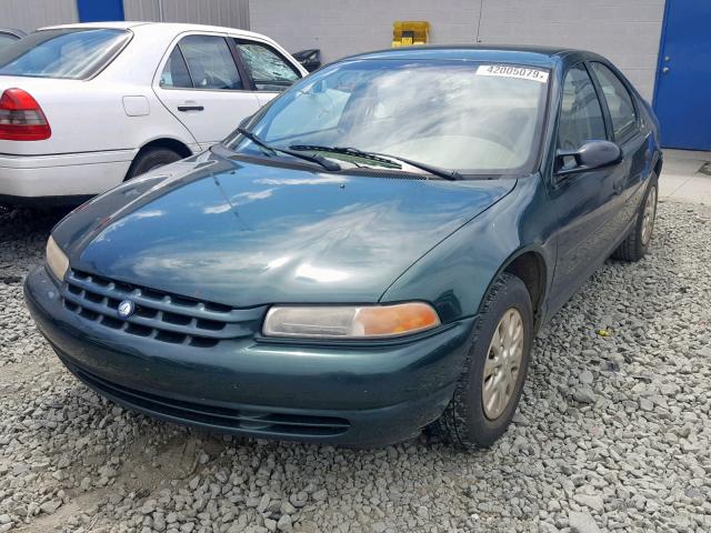 1P3EJ46X1WN225876 - 1998 PLYMOUTH BREEZE BAS GREEN photo 2