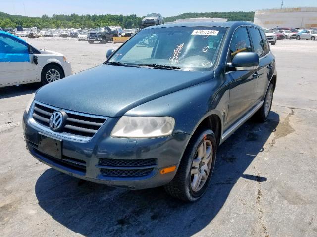 WVGZG77L36D039058 - 2006 VOLKSWAGEN TOUAREG 3. GRAY photo 2