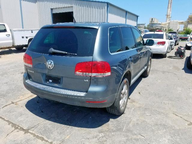 WVGZG77L36D039058 - 2006 VOLKSWAGEN TOUAREG 3. GRAY photo 4