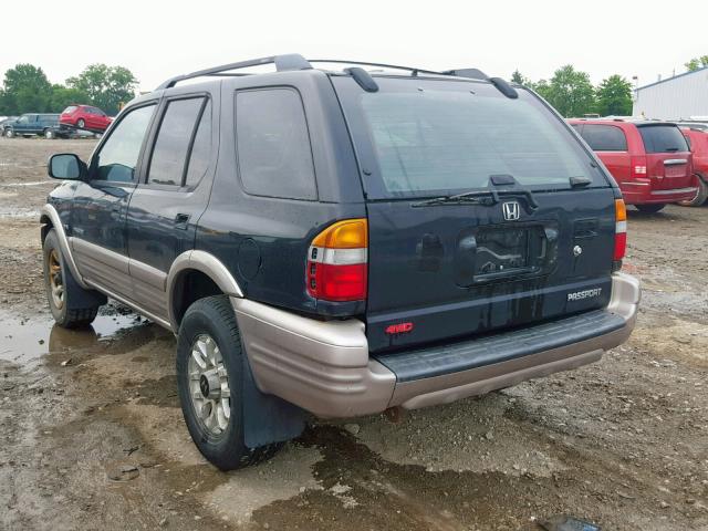 4S6DM58W714402056 - 2001 HONDA PASSPORT E შავი ფოტო 3