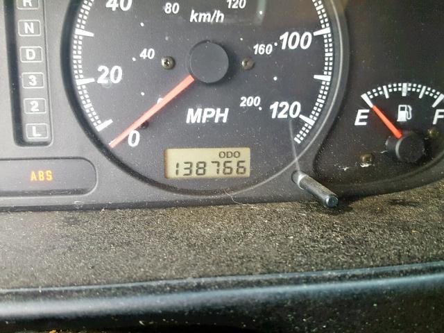 4S6DM58W714402056 - 2001 HONDA PASSPORT E შავი ფოტო 8