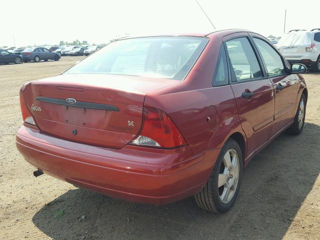 1FAFP34333W275204 - 2003 FORD FOCUS SE C RED photo 4
