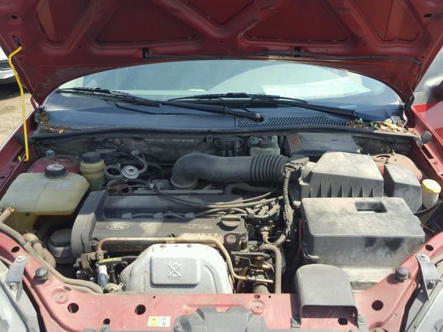 1FAFP34333W275204 - 2003 FORD FOCUS SE C RED photo 7