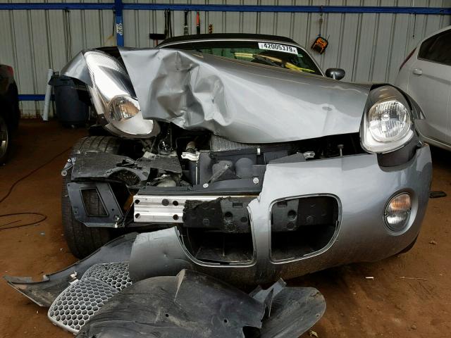 1G2MB33B36Y102742 - 2006 PONTIAC SOLSTICE GRAY photo 9