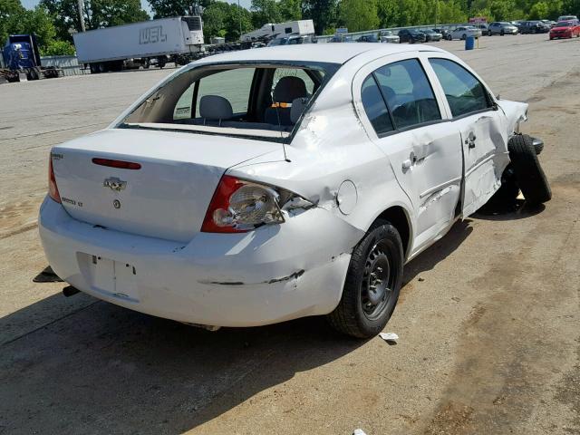 1G1AL58F187278127 - 2008 CHEVROLET COBALT LT WHITE photo 4