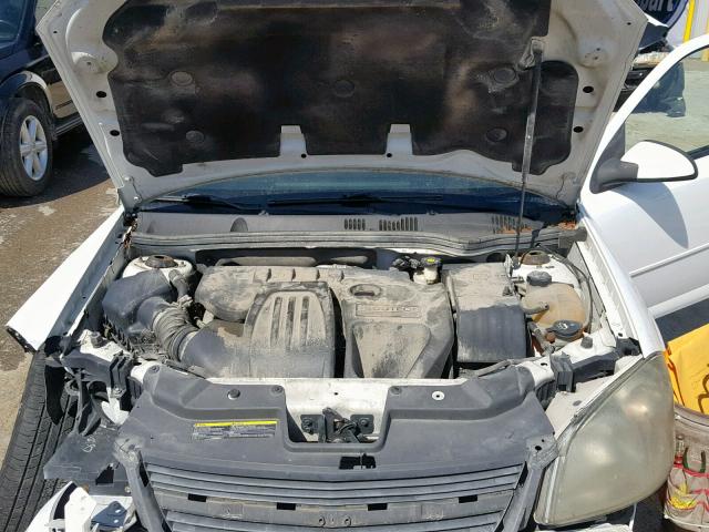 1G1AL58F187278127 - 2008 CHEVROLET COBALT LT WHITE photo 7