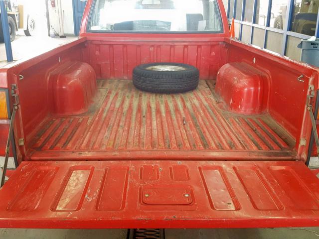1N6SD11S1SC441640 - 1995 NISSAN TRUCK E/XE RED photo 6