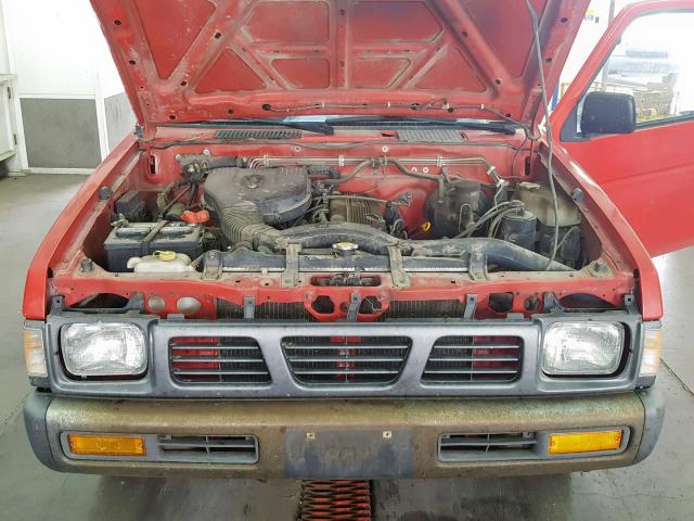 1N6SD11S1SC441640 - 1995 NISSAN TRUCK E/XE RED photo 7