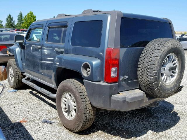 5GTDN136168169844 - 2006 HUMMER H3 GREEN photo 3