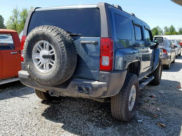 5GTDN136168169844 - 2006 HUMMER H3 GREEN photo 4