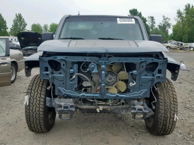 5GTDN136168169844 - 2006 HUMMER H3 GREEN photo 9