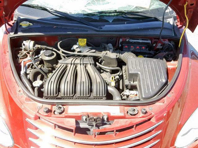 3A4FY58B47T506217 - 2007 CHRYSLER PT CRUISER RED photo 7