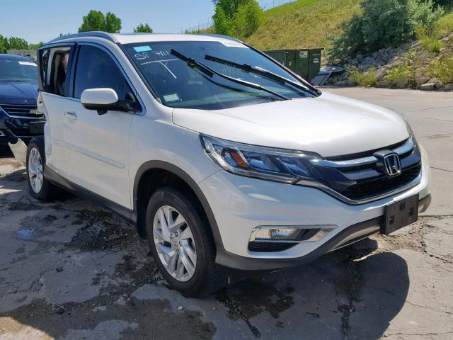 5J6RM4H73FL084966 - 2015 HONDA CR-V EXL WHITE photo 1