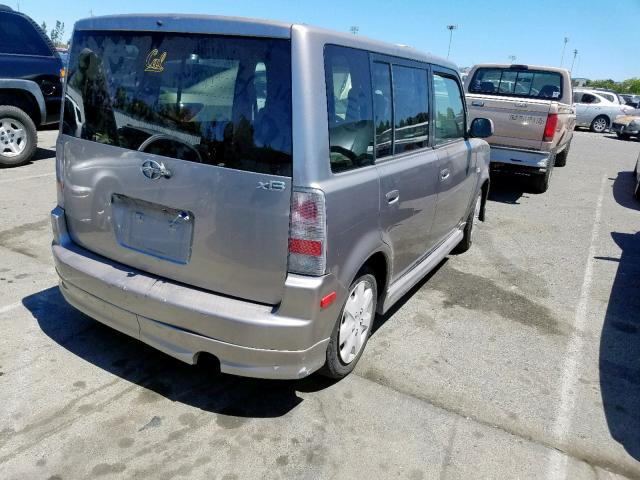 JTLKT324940157697 - 2004 TOYOTA SCION XB 银色 照片 4