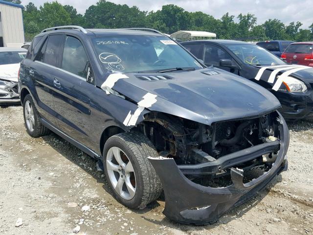 4JGDA0EB4GA777032 - 2016 MERCEDES-BENZ GLE 300D 4 GRAY photo 1