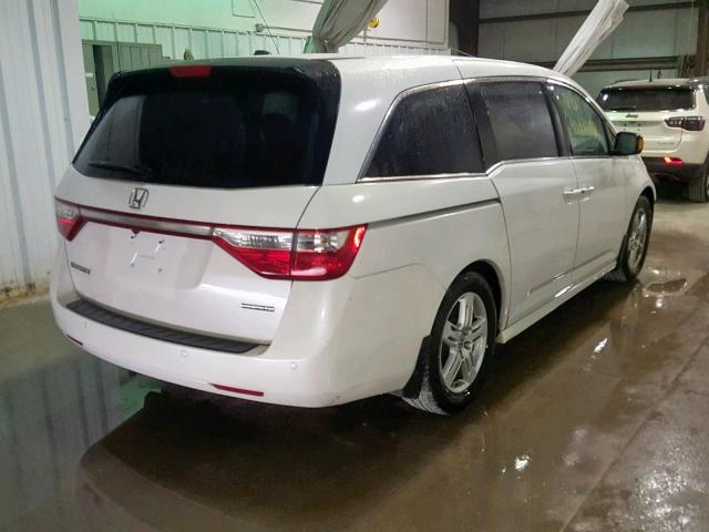 5FNRL5H92CB128261 - 2012 HONDA ODYSSEY TO WHITE photo 4