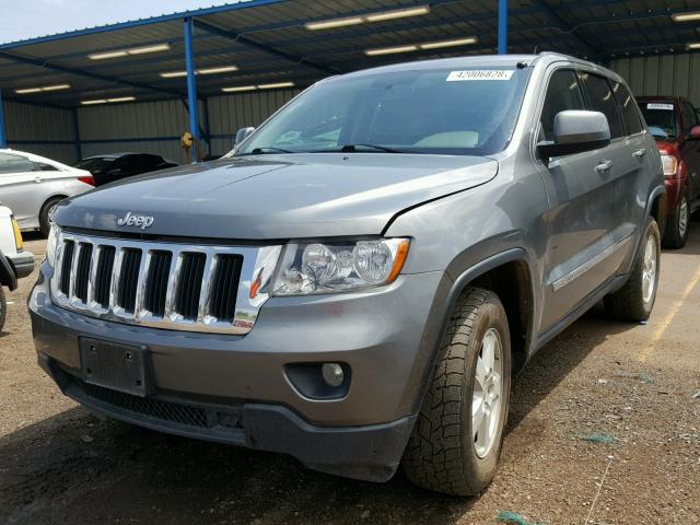 1C4RJFAG3CC347067 - 2012 JEEP GRAND CHER GRAY photo 2