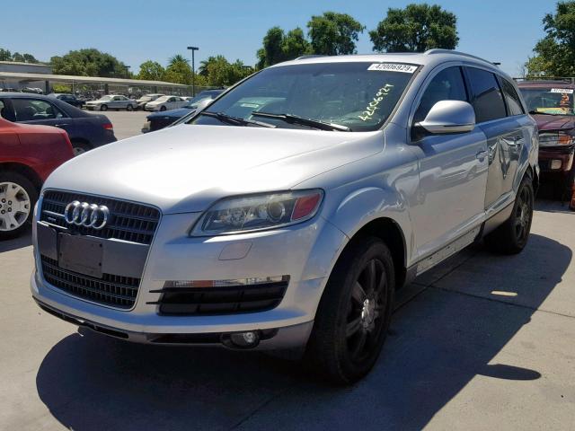 WA1AV74LX7D007876 - 2007 AUDI Q7 4.2 QUA SILVER photo 2