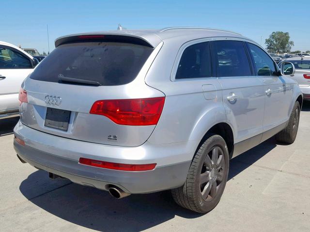 WA1AV74LX7D007876 - 2007 AUDI Q7 4.2 QUA SILVER photo 4