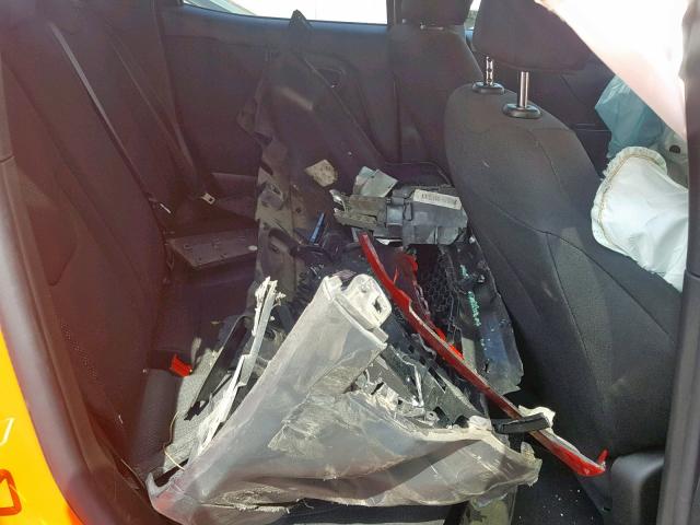 ZACCJAAT7GPD86557 - 2016 JEEP RENEGADE S ნარინჯისფერი ფოტო 6