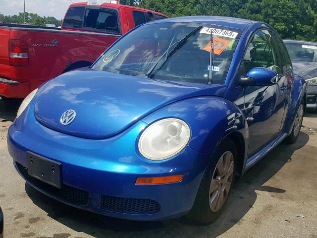 3VWPG31C38M521045 - 2008 VOLKSWAGEN NEW BEETLE BLUE photo 2