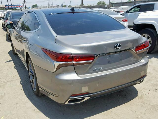 JTHB51FF9J5006068 - 2018 LEXUS LS 500 GRAY photo 3