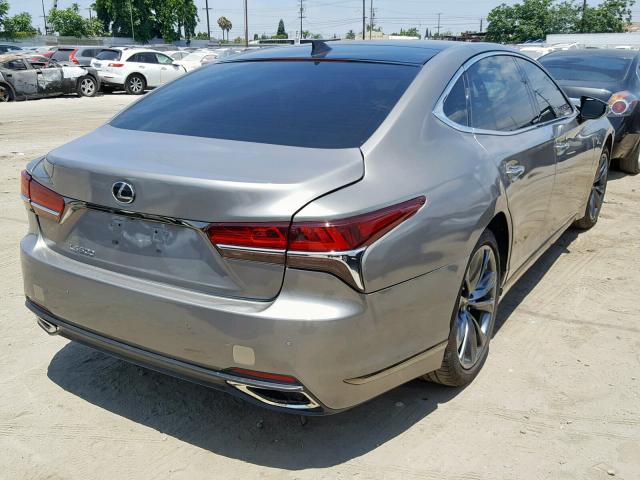 JTHB51FF9J5006068 - 2018 LEXUS LS 500 GRAY photo 4